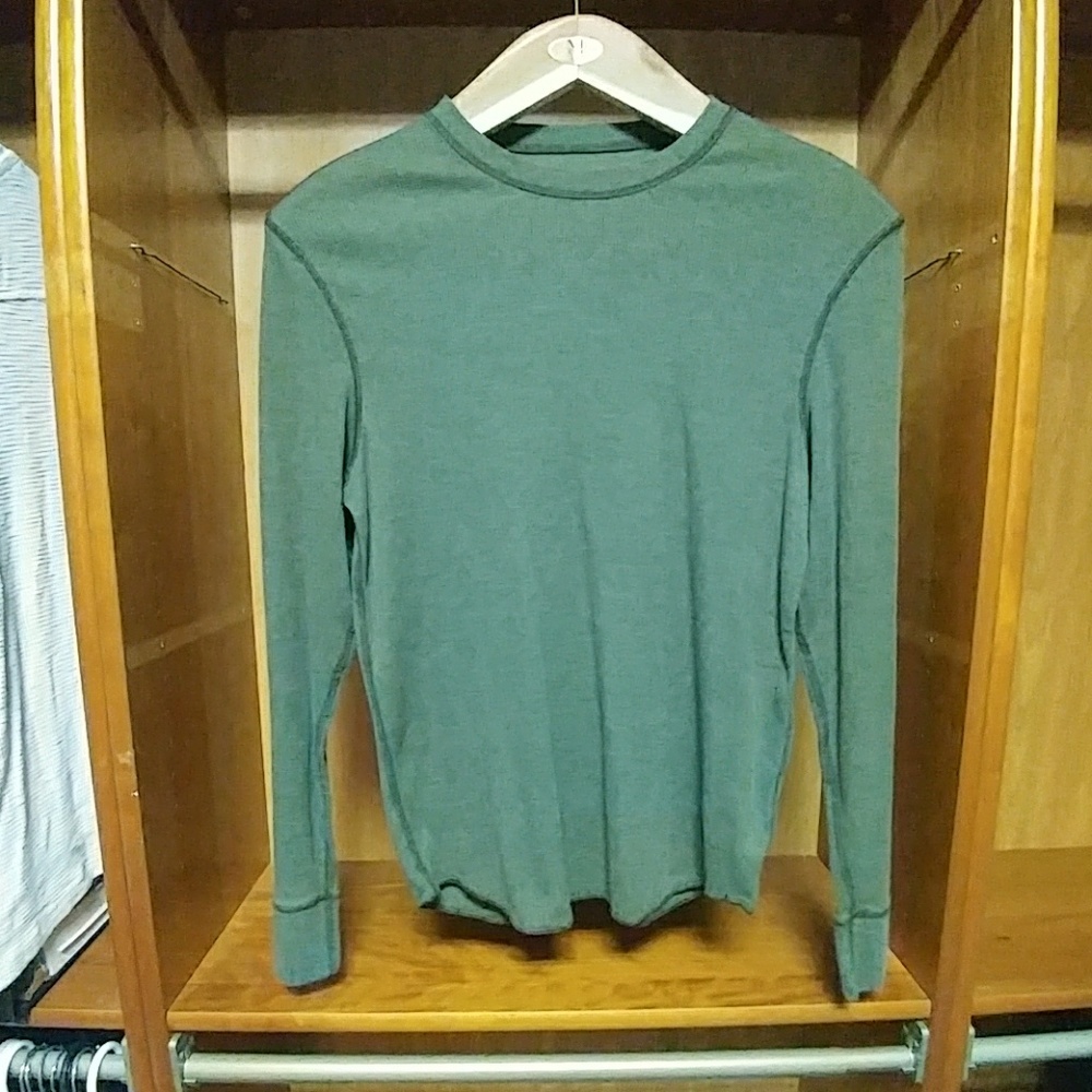 Waffle knit shirt